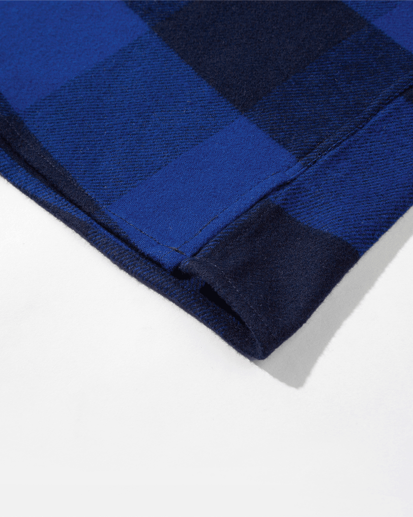 Flannel Shirt  Dark Azure M