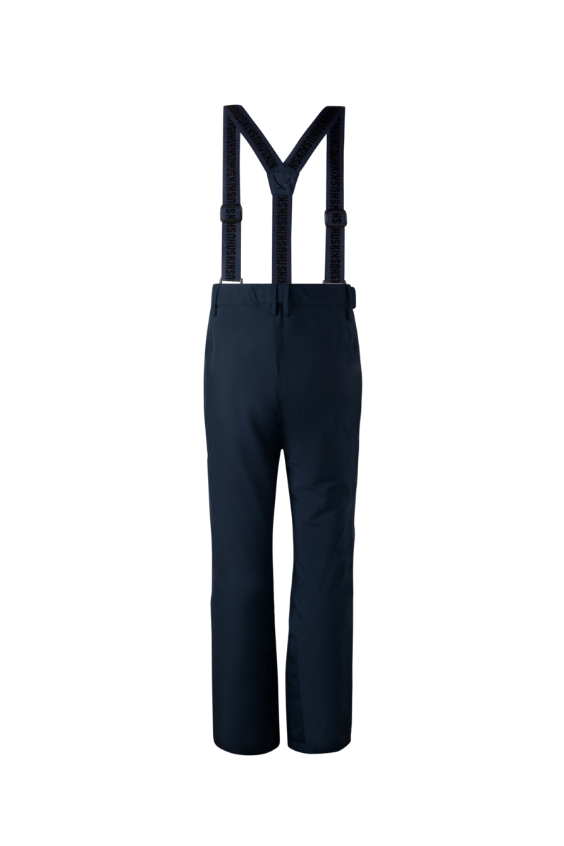 SKI PANTS SIDE ZIP Solid Navy L