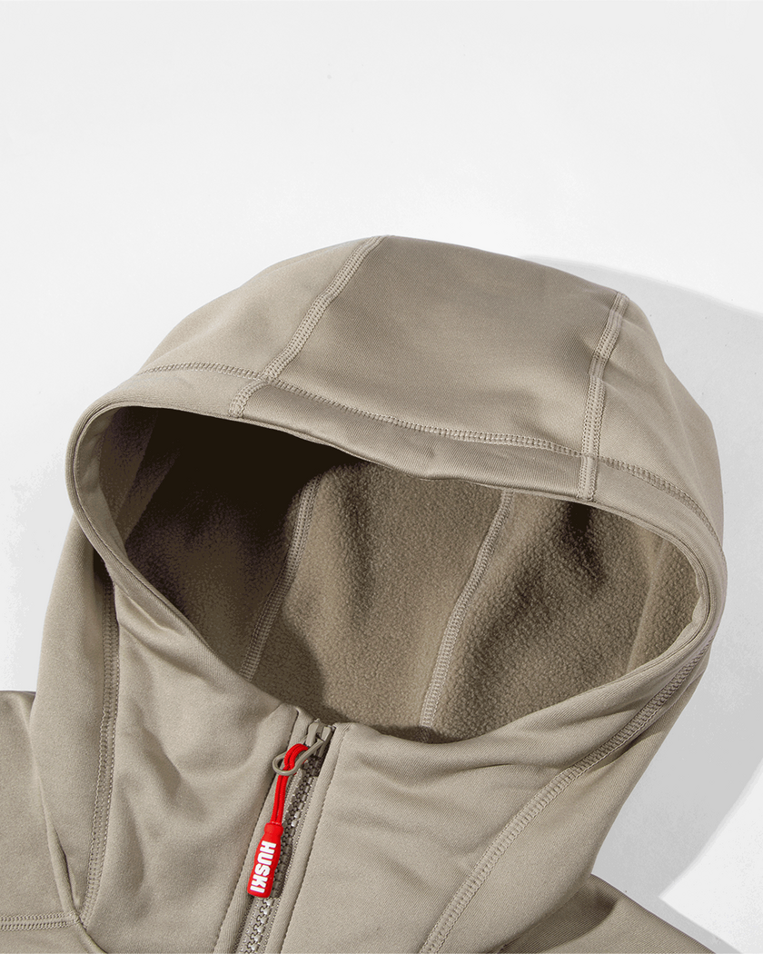 MID HOOD JACKET Khaki S