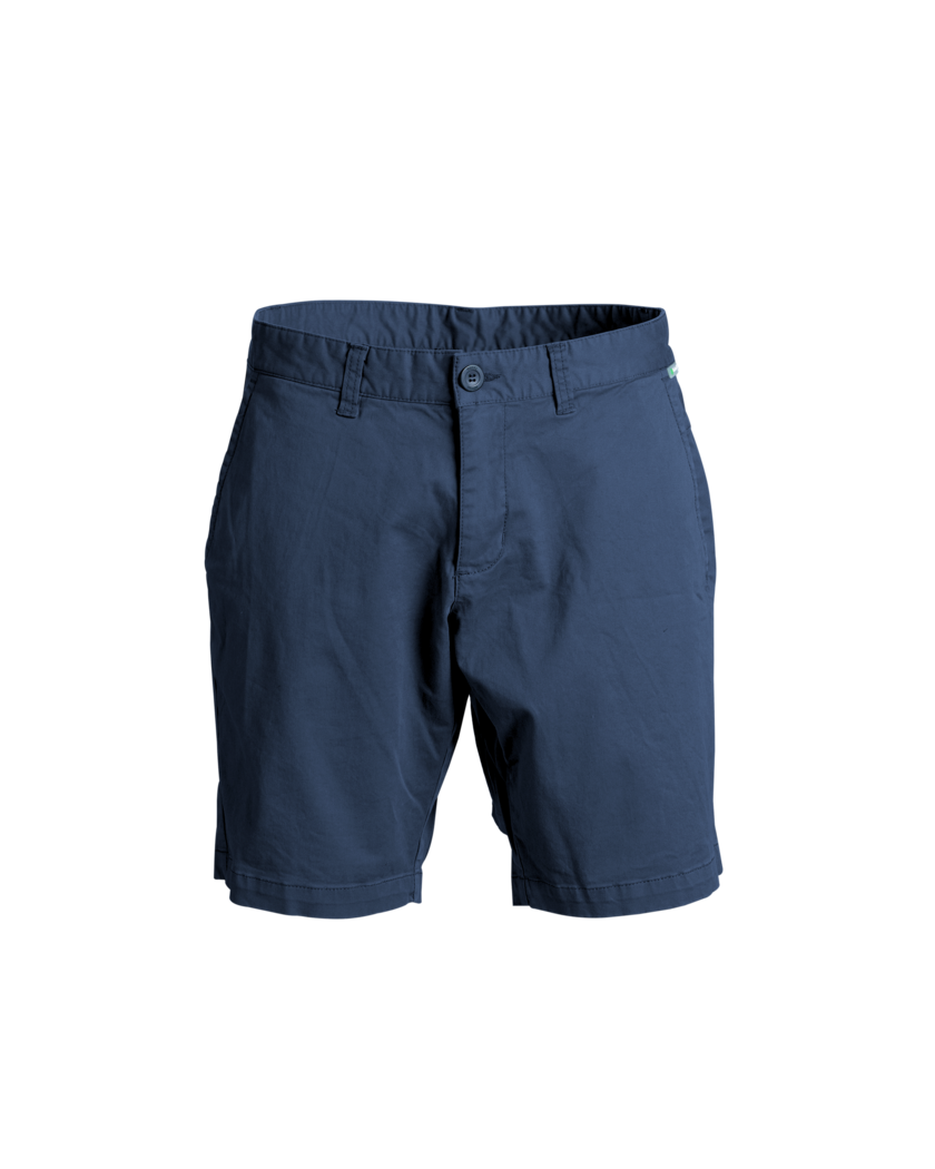 Cotton Shorts Navy Blue M