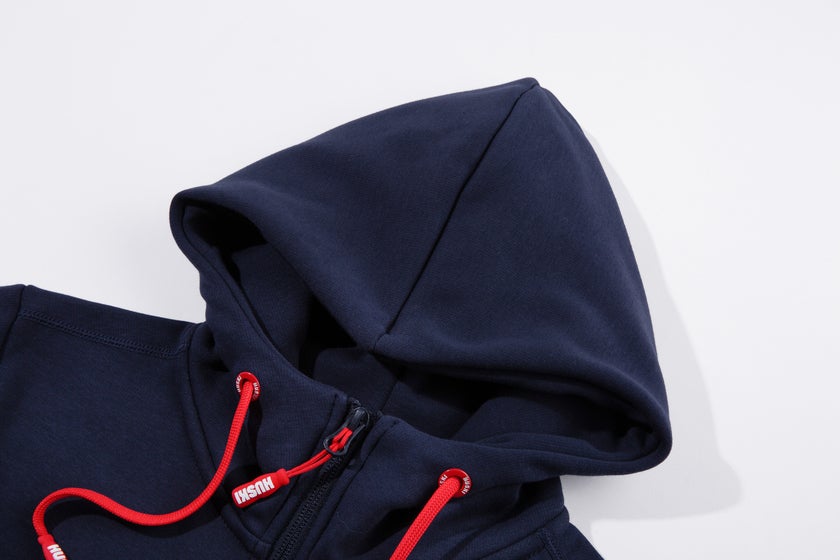 W GLACIER FZ HOODY Navy Blue L