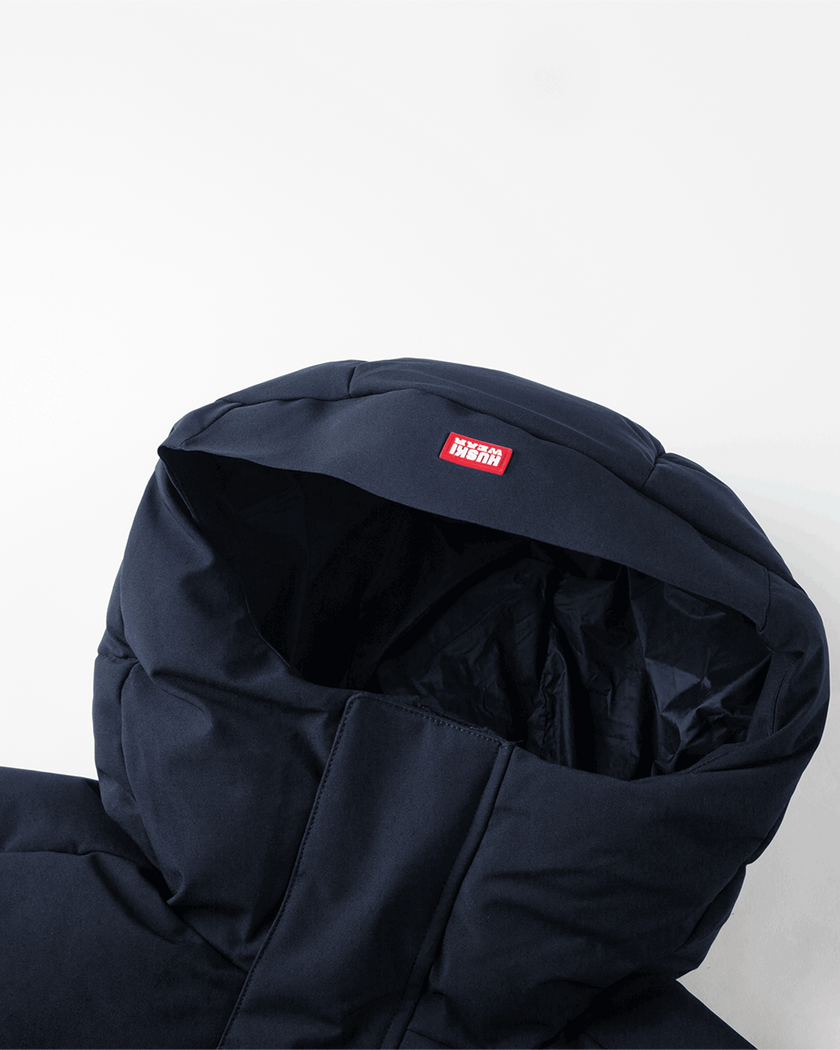 LONG PUFF PARKA Navy Blue XXS