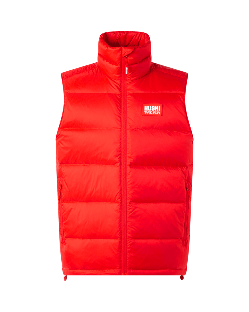 Light Down Vest Huski Red L