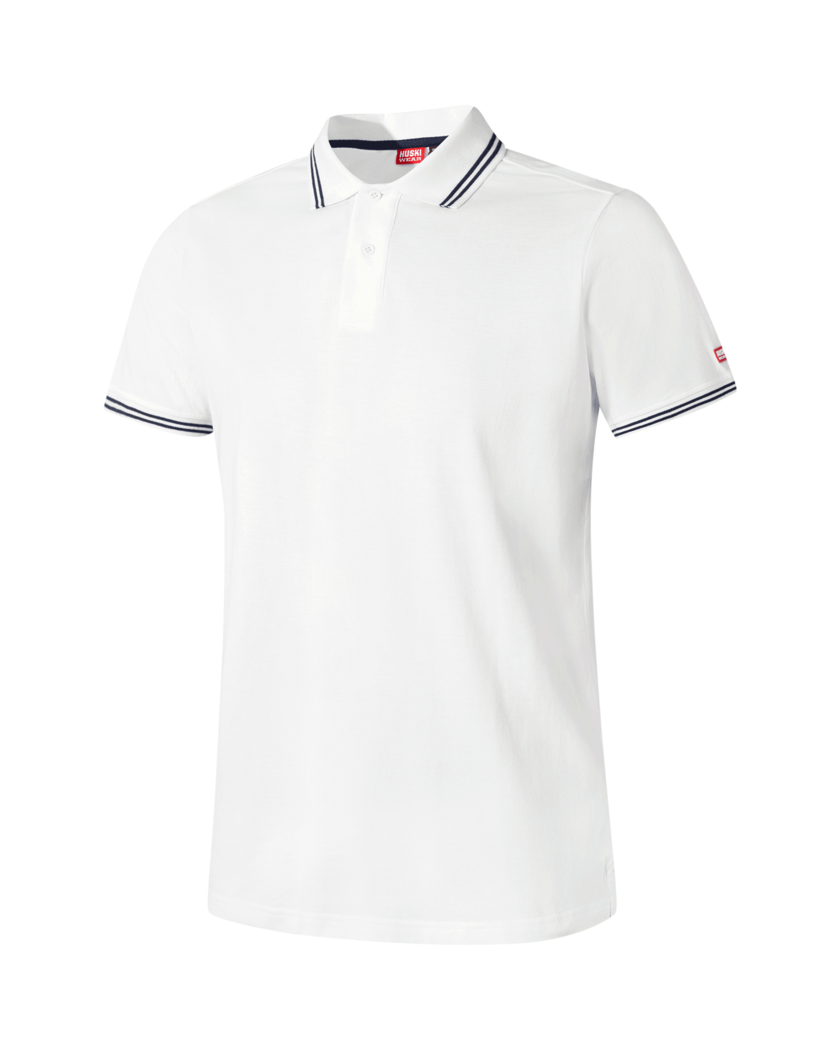 Shore Pique Polo White XXL