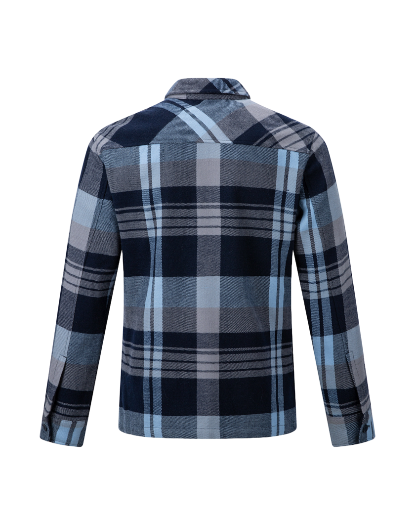 FAT FLANNEL SHIRT Grey Melange S